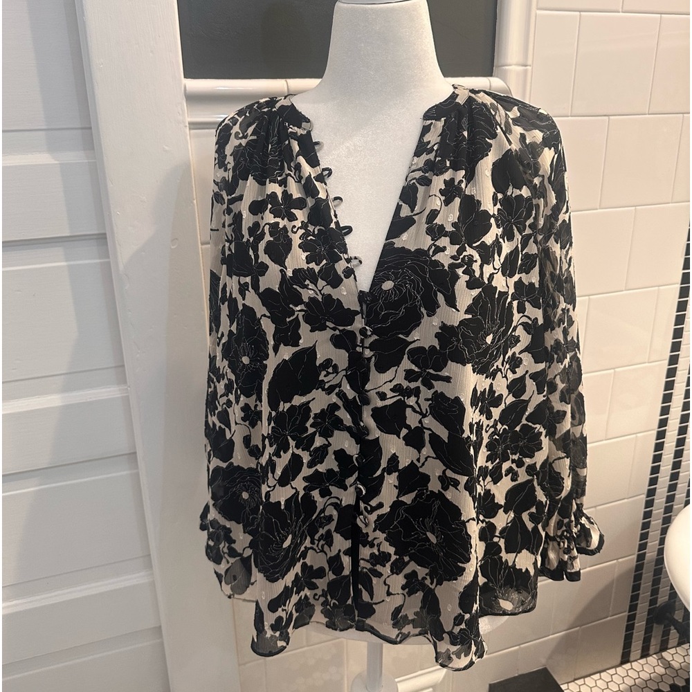 Sheer Romance Swiss Dot Top main image 0